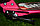 Городской самокат с амортизаторами и ручным тормозом City Riding розовый, фото 6
