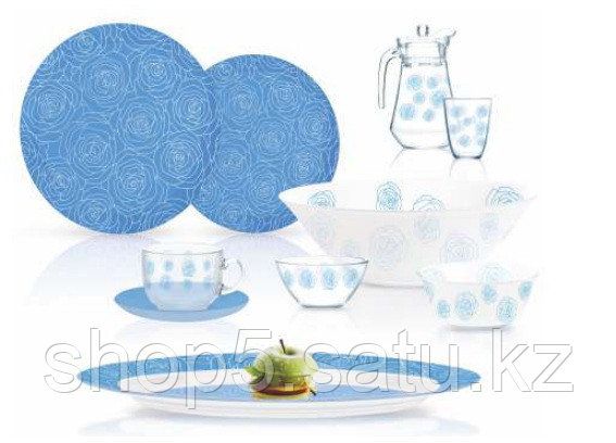 Dalyeza blue сервиз столовый 46 предметов на 6 персон