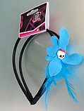 Ободок Monster High с бантиком , с цветком, фото 2