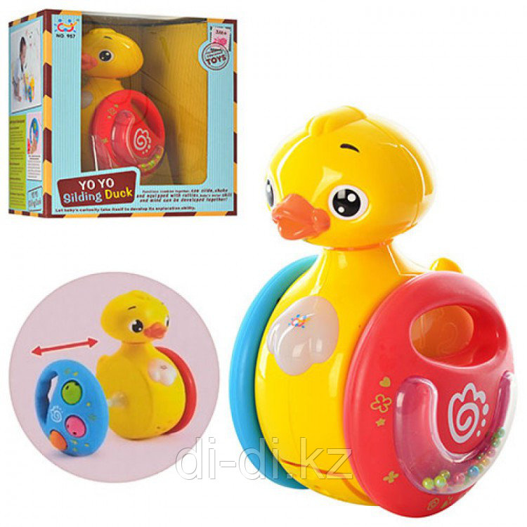 Игрушка-неваляшка Скользящий утенок