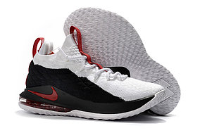 Баскетбольные кроссовки Nike Lebron 15 Low (низкие) Black\White