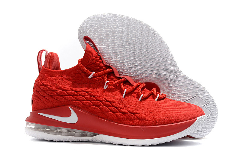 Баскетбольные кроссовки Nike Lebron 15 Low (низкие) Red