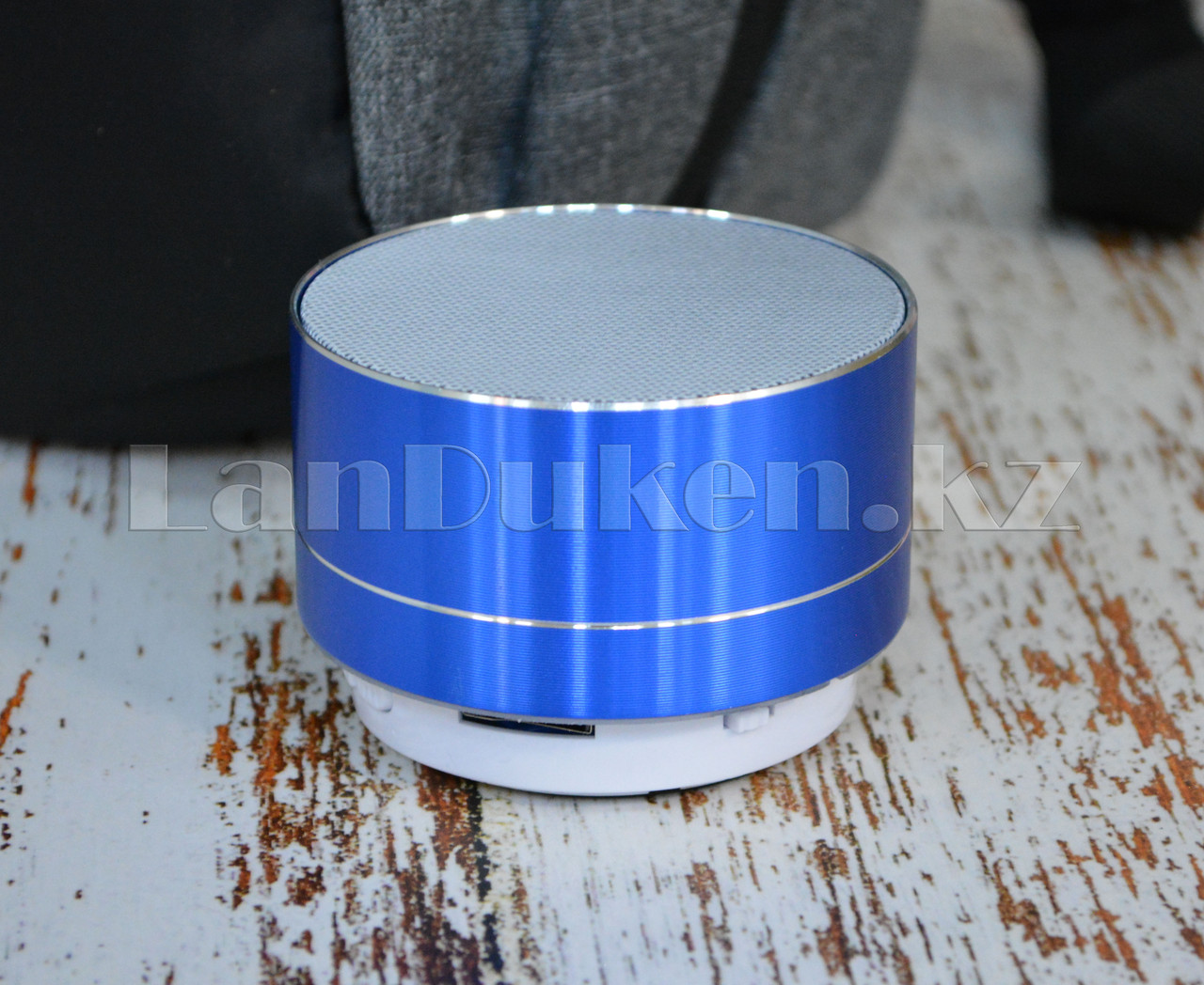 Портативная Bluetooth колонка c подсветкой (music mini speaker v2.1) синяя - фото 5 - id-p54244923