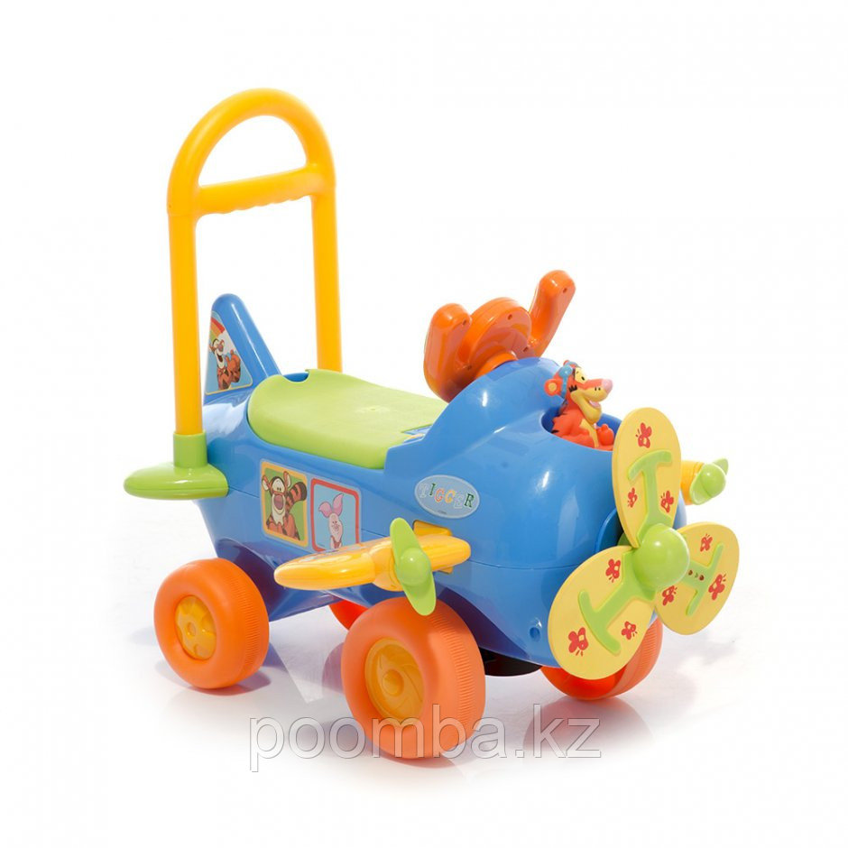 Чудомобиль Kiddieland Самолет Тигры сине-оранжевый