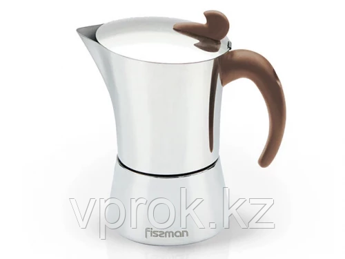 9414 FISSMANГейзерная кофеварка на 4 порций / 240 мл (нерж. сталь) - фото 1 - id-p54512321