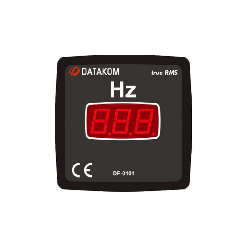 Щитовой измерительный прибор Datakom DF-0101 частотомер, 1-фазный, 72x72