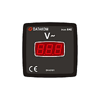 Щитовой измерительный прибор Datakom DV-0101 вольтметр, 1-фазный, 72x72