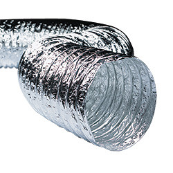 Неизолированные алюминиевые воздуховоды (гофра, гибкий воздуховод) - фото 1 - id-p54528285