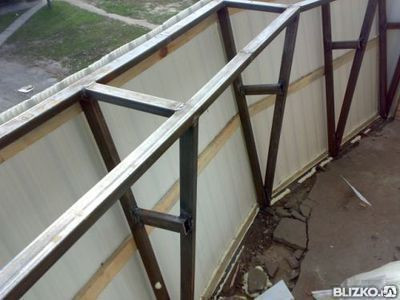 Монтаж балконов и лоджий, проектирование и изготовление металлоконструкций - фото 1 - id-p54528946