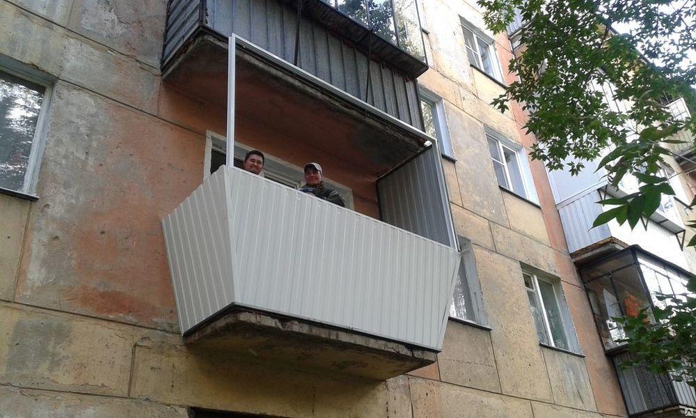 Установка окон балконов
