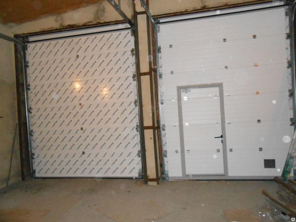 Ворота в гараж подъемные - фото 1 - id-p54530023