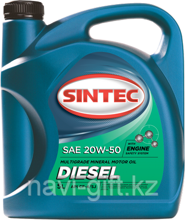 SINTEC  масло Diesel CF-4/CF/SJ SAE 20w50 30л