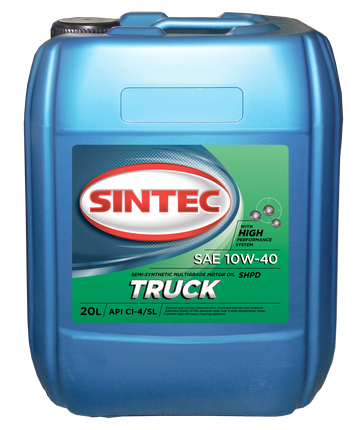 SINTEC масло TRUCK CI-4/SL п/с SAE 10w40 20л
