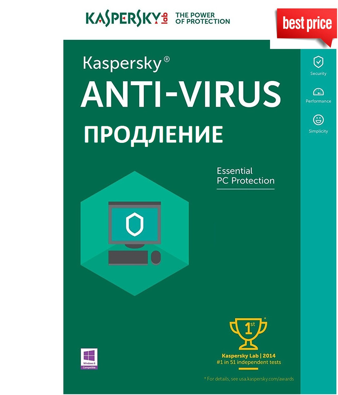 Антивирус  Kaspersky  Anti-Virus 2023 Renewal