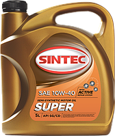 SINTEC масло п/с Супер SAE 10w40 API SG/CD 5л