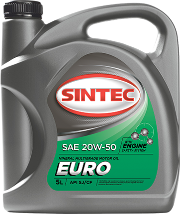 SINTEC EURO SAE 20W-50 API SJ/CF 5л