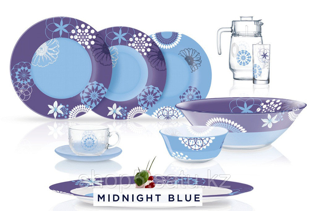 Midnight blue сервиз столовый 46 предметов на 6 персон