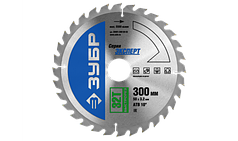 Диск пильный "Быстрый рез" по дереву, усиленный, 300х32мм, 32Т, ЗУБР