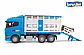 Брудер фургон Bruder Фургон Scania для перевозки животных с коровой  03-549, фото 2