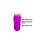 Мини вибратор со стимуляцией клитора "Ansel" 15,8 x 3,4 см. фиолетовый, фото 4