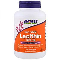 БАД Лецитин соевый 1200 мг (100 капсул) Now Foods