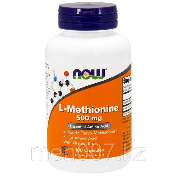 БАД L-метионин 500 мг (100 капсул) Now Foods