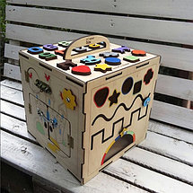Бизикуб iWoodBox 30х30х30см, фото 2