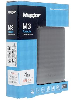 Seagate (Maxtor) Внешний HDD Жесткий диск 4Tb STSHX-M401TCBM, фото 2