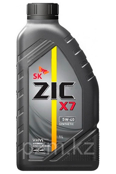 ZIC X7 5W-40 1 литр СИНТЕТИЧЕСКОЕ МОТОРНОЕ МАСЛО - фото 1 - id-p54620619