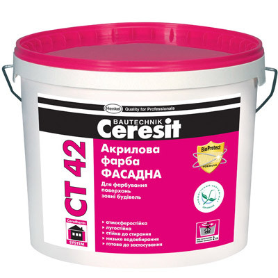 Ceresit CT 42 Акрил Фасад Акриловая краска 15 кг