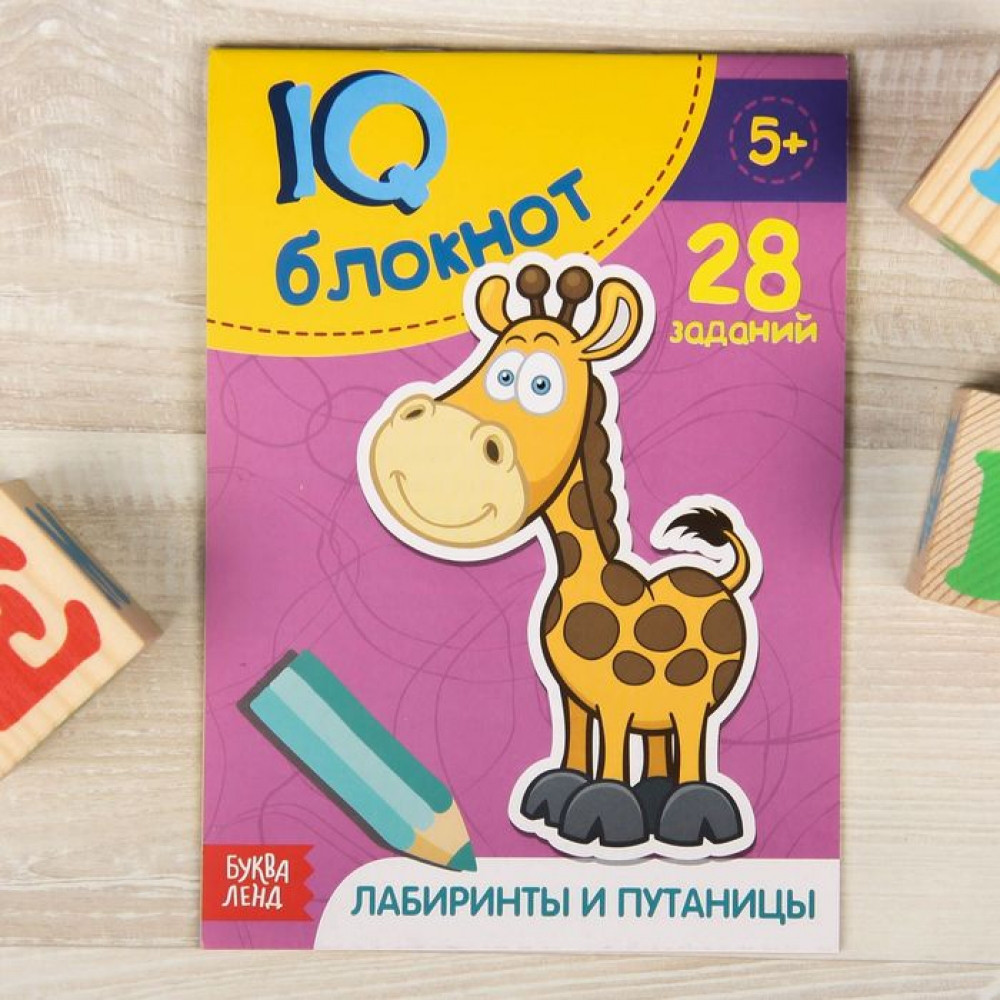 IQ блокнот "Лабиринты и путаницы" 28 заданий