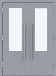 Дверь техническая с остеклением - фото 3 - id-p54625725