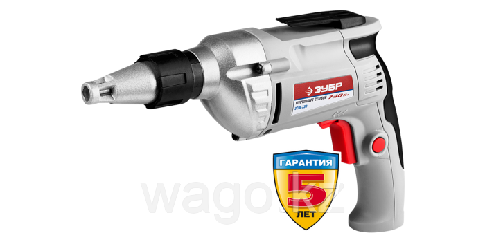 ШУРУПОВЕРТ СЕТЕВОЙ ЗУБР ЗСШ-730-45, ПРОФИ, ПАТРОН HEX 1/4' (6.35 ММ), 220 В, 730 ВТ, 0-4500 ОБ/МИН, 0-11 ММ,, фото 2