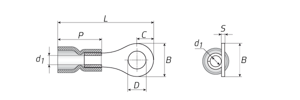 Наконечник изолированный НКИ 2.5–5