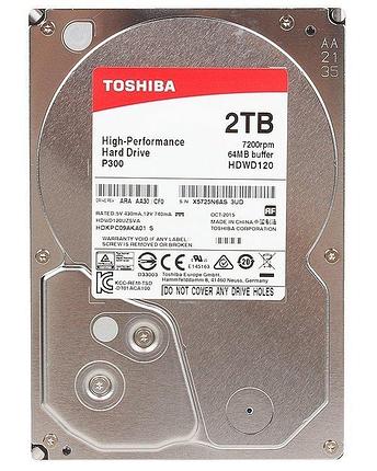 TOSHIBA Жесткий диск HDD 2Tb HDWD120UZSVA, фото 2