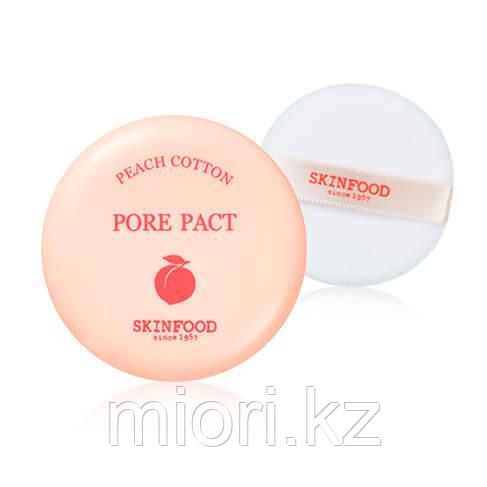 SKINFOOD Peach Cotton Pore Pact Компактная пудра для маскировки расширенных пор