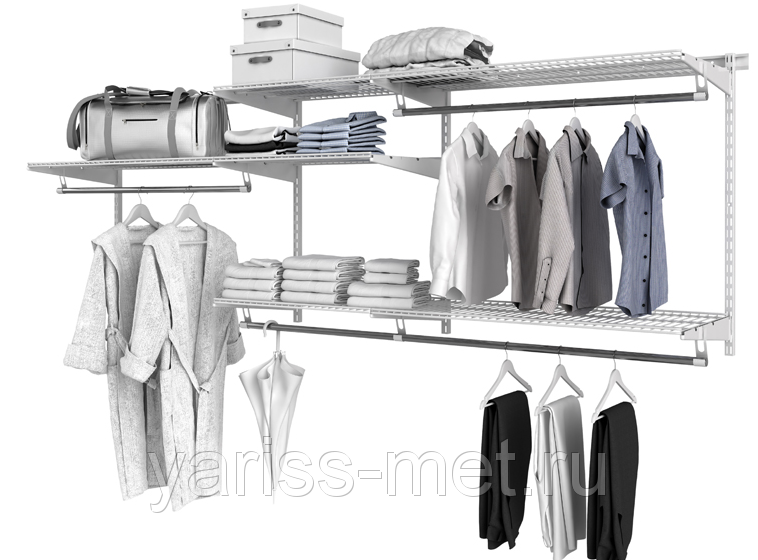 Базовый комплект гардеробной системы Титан - GS - 450, гардеробная система хранения