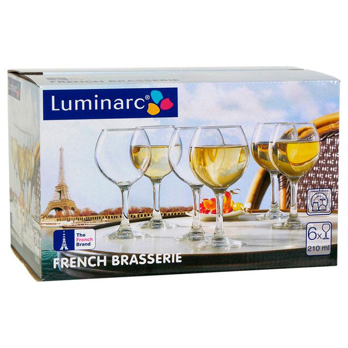 Набор бокалов для вина Luminarc Французский Ресторанчик 6 шт 280 мл - фото 2 - id-p54713493