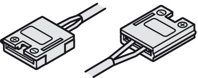 Соединительный кабель с клипсами для LED ленты 12 V (10 мм), длина 1 м - фото 1 - id-p44854757