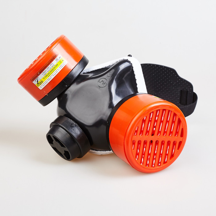 Полумаска газопылезащитная Бриз-3201 (РУ) со сменным фильтром А1Р1D - фото 1 - id-p54719623