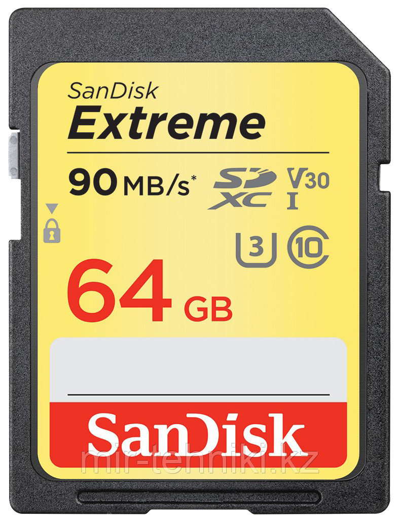 SanDisk Extreme SDXC UHS-I U3 64Gb 90Mb/s 