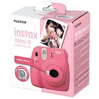 Fujifilm Instax Mini 9 лездік баспа фотоаппараты (Қызғылт қоқиқаз)