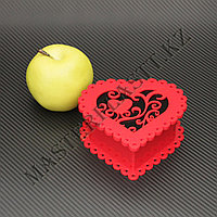 Подарочная коробка - "Сердце" из акрила