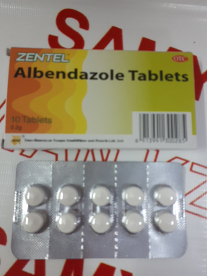 Таблетки от паразитов - Albendazole Tablets