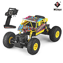 Радиоуправляемый краулер WLToys 18428-C Conqueror Competition 4WD EP 1:18 (желтый), фото 3