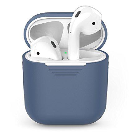 Силиконовый чехол для Apple AirPods (синий), фото 1