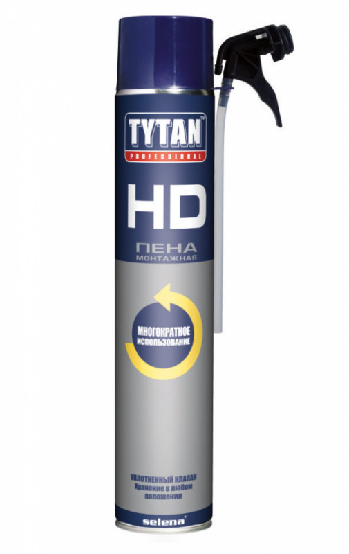 TYTAN Professional  HD  Монтажная Пена 750 мл бытовая