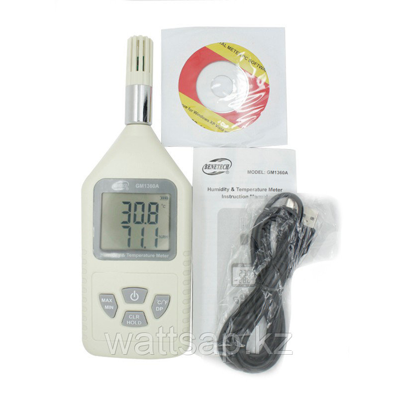 Измеритель температуры и влажности GM1360A Benetech