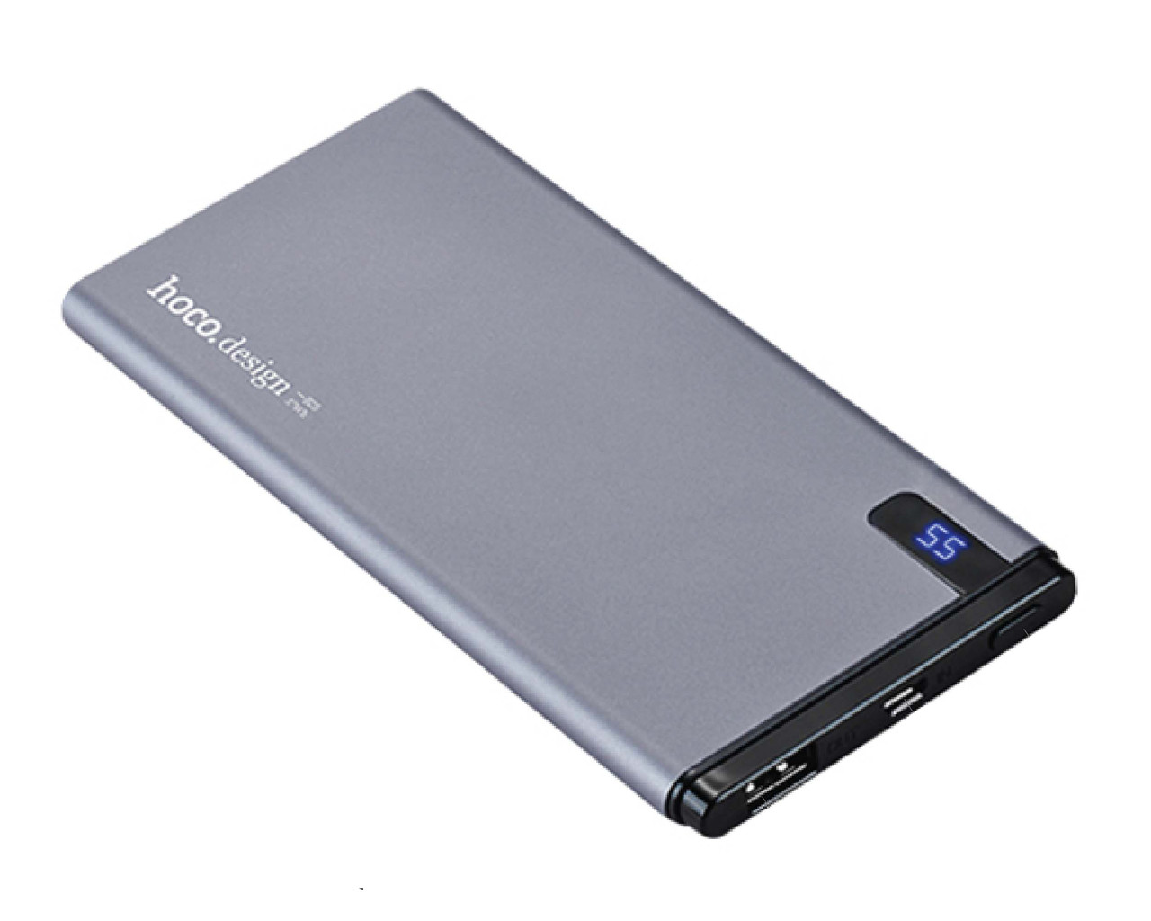 Дополнительный аккумулятор Hoco B25 Power Bank 10000 mAh (серый) - фото 2 - id-p54755013