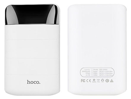 Дополнительный аккумулятор Hoco B29 Power Bank 10000 mAh (белый) - фото 4 - id-p54755103